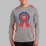 Long Sleeve Heather Colorblock Contender ™ Tee Thumbnail