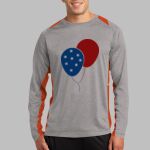 Long Sleeve Heather Colorblock Contender ™ Tee Thumbnail