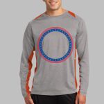Long Sleeve Heather Colorblock Contender ™ Tee Thumbnail