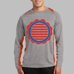 Long Sleeve Heather Colorblock Contender ™ Tee Thumbnail