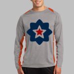 Long Sleeve Heather Colorblock Contender ™ Tee Thumbnail