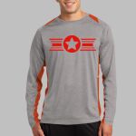 Long Sleeve Heather Colorblock Contender ™ Tee Thumbnail