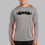 Long Sleeve Heather Colorblock Contender ™ Tee Thumbnail