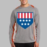 Long Sleeve Heather Colorblock Contender ™ Tee Thumbnail
