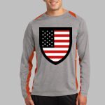 Long Sleeve Heather Colorblock Contender ™ Tee Thumbnail