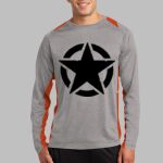 Long Sleeve Heather Colorblock Contender ™ Tee Thumbnail