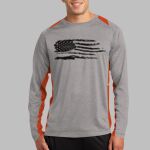 Long Sleeve Heather Colorblock Contender ™ Tee Thumbnail