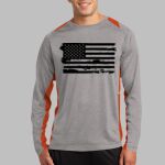 Long Sleeve Heather Colorblock Contender ™ Tee Thumbnail