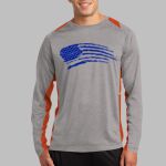 Long Sleeve Heather Colorblock Contender ™ Tee Thumbnail