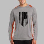 Long Sleeve Heather Colorblock Contender ™ Tee Thumbnail