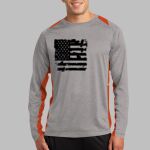 Long Sleeve Heather Colorblock Contender ™ Tee Thumbnail