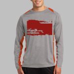 Long Sleeve Heather Colorblock Contender ™ Tee Thumbnail