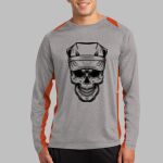 Long Sleeve Heather Colorblock Contender ™ Tee Thumbnail