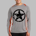 Long Sleeve Heather Colorblock Contender ™ Tee Thumbnail