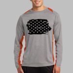 Long Sleeve Heather Colorblock Contender ™ Tee Thumbnail