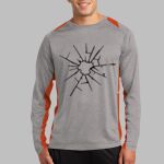 Long Sleeve Heather Colorblock Contender ™ Tee Thumbnail