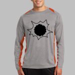 Long Sleeve Heather Colorblock Contender ™ Tee Thumbnail
