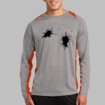Long Sleeve Heather Colorblock Contender ™ Tee Thumbnail