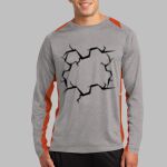 Long Sleeve Heather Colorblock Contender ™ Tee Thumbnail