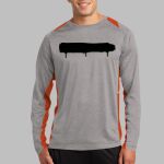 Long Sleeve Heather Colorblock Contender ™ Tee Thumbnail