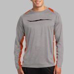 Long Sleeve Heather Colorblock Contender ™ Tee Thumbnail