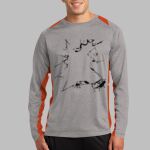 Long Sleeve Heather Colorblock Contender ™ Tee Thumbnail