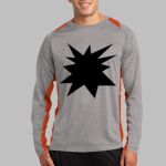Long Sleeve Heather Colorblock Contender ™ Tee Thumbnail