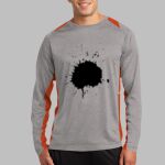 Long Sleeve Heather Colorblock Contender ™ Tee Thumbnail