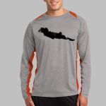 Long Sleeve Heather Colorblock Contender ™ Tee Thumbnail