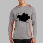 Long Sleeve Heather Colorblock Contender ™ Tee Thumbnail