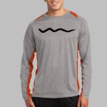 Long Sleeve Heather Colorblock Contender ™ Tee Thumbnail