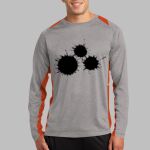 Long Sleeve Heather Colorblock Contender ™ Tee Thumbnail