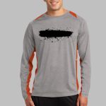 Long Sleeve Heather Colorblock Contender ™ Tee Thumbnail