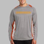 Long Sleeve Heather Colorblock Contender ™ Tee Thumbnail