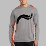 Long Sleeve Heather Colorblock Contender ™ Tee Thumbnail
