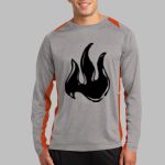 Long Sleeve Heather Colorblock Contender ™ Tee Thumbnail