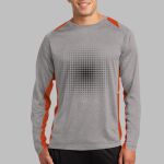 Long Sleeve Heather Colorblock Contender ™ Tee Thumbnail