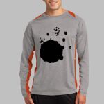 Long Sleeve Heather Colorblock Contender ™ Tee Thumbnail