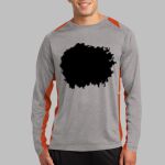 Long Sleeve Heather Colorblock Contender ™ Tee Thumbnail