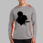 Long Sleeve Heather Colorblock Contender ™ Tee Thumbnail