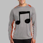 Long Sleeve Heather Colorblock Contender ™ Tee Thumbnail