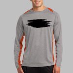 Long Sleeve Heather Colorblock Contender ™ Tee Thumbnail
