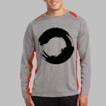 Long Sleeve Heather Colorblock Contender ™ Tee Thumbnail