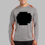 Long Sleeve Heather Colorblock Contender ™ Tee Thumbnail
