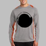 Long Sleeve Heather Colorblock Contender ™ Tee Thumbnail