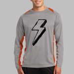 Long Sleeve Heather Colorblock Contender ™ Tee Thumbnail