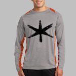 Long Sleeve Heather Colorblock Contender ™ Tee Thumbnail