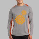 Long Sleeve Heather Colorblock Contender ™ Tee Thumbnail