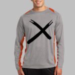 Long Sleeve Heather Colorblock Contender ™ Tee Thumbnail